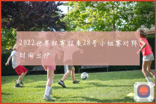 2022世界杯赛程表28号小组赛对阵时间出炉